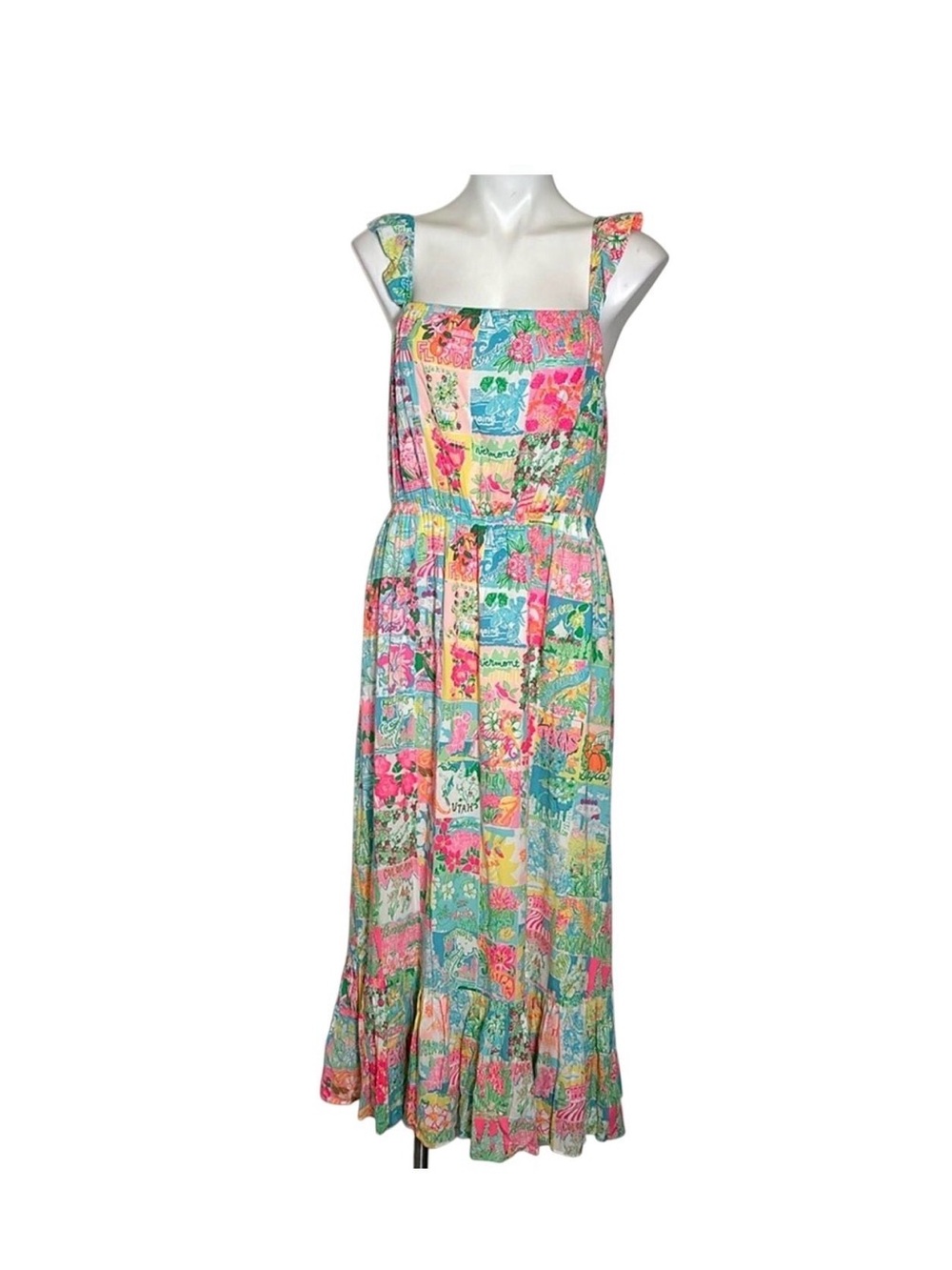 NWT Lilly Pulitzer Crista Midi Dress in size XL - original retail $218